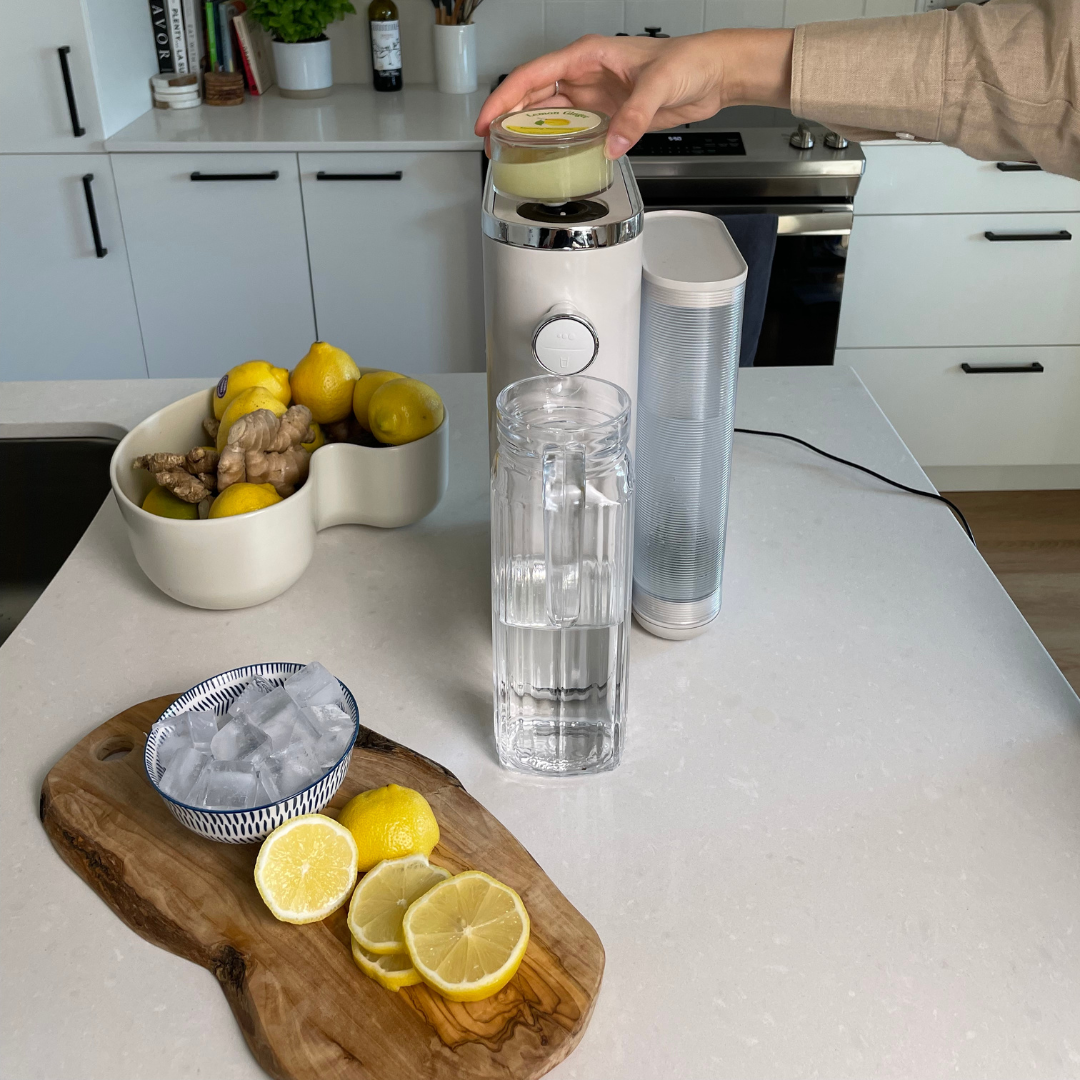 Create Your Own Refreshing Lemon Ginger Drink with Bello